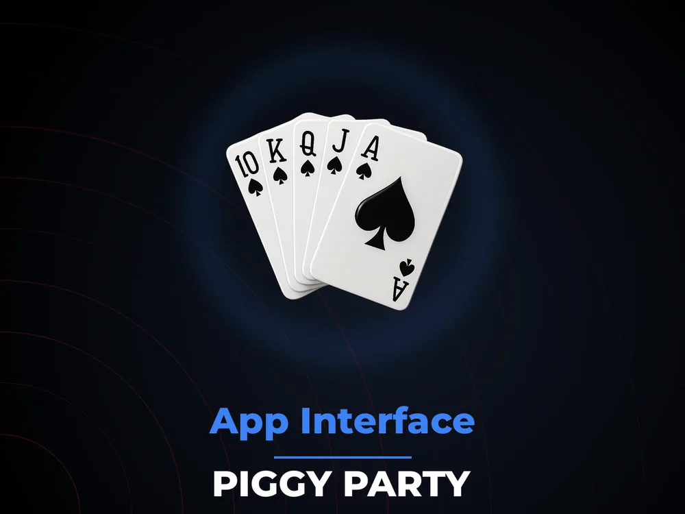 Piggy Party - App Interface